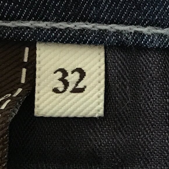 7 For All Mankind The Skinny Jeans Women 32 Blue Mid Rise Dark Wash Stretch - Picture 4 of 13